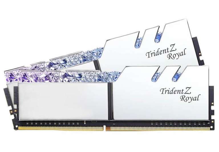 cyberpuerta Memoria RAM G.Skill Trident Z Royal DDR4 Silver, 3000MHz, 16GB (2 x 8GB