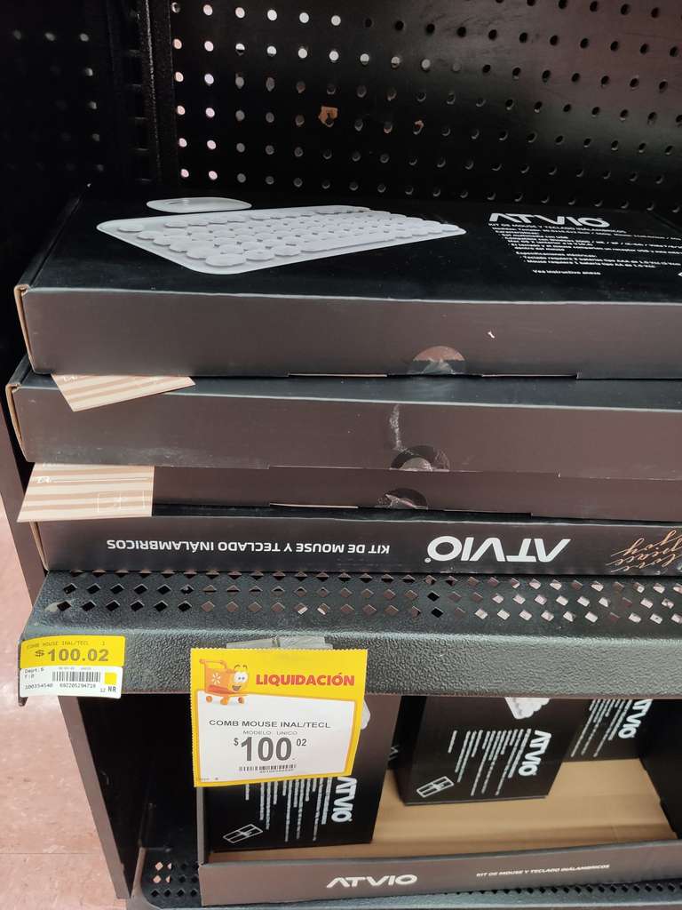 Walmart: Teclado con mouse Inalámbrico Atvio