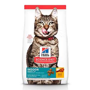 Amazon: Alimento para el "Michi" Hill's Science Diet, Alimento para Gato Adulto 7+ años Indoor, Seco (bulto) 3.2kg (Planea y Cancela)