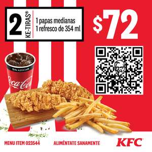 KFC. COMBO ESPECIAL POR SOLO $72