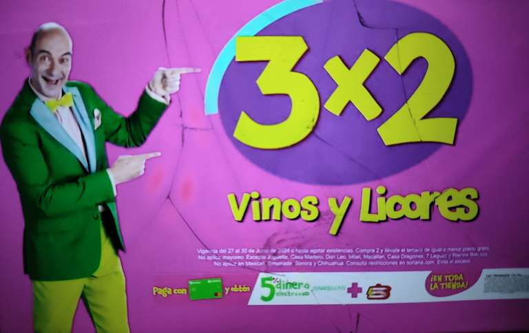 Soriana: Julio Regalado 2024: 3x2 en vinos y licores