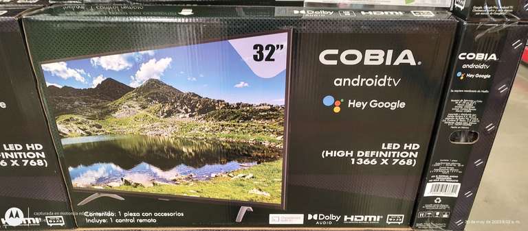 City Clubs. 2 pantallas Cobia 32'' Android TV