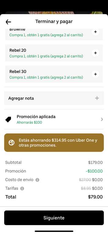 Uber Eats: Rebel Wings Zaragoza | 500 gramos de boneless $79 con Uber One
