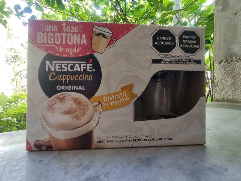Bodega Aurrera Taza Bigotona de Regalo en la Compra de 6 sobres Nescafe  capuchino Original 20gC/U. BODEGA AURRERA - promodescuentos.com