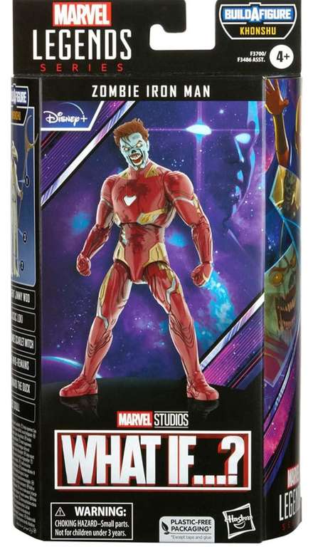 Amazon. Marvel Legends Serie What if? Iron Man Zombi envío gratis Prime