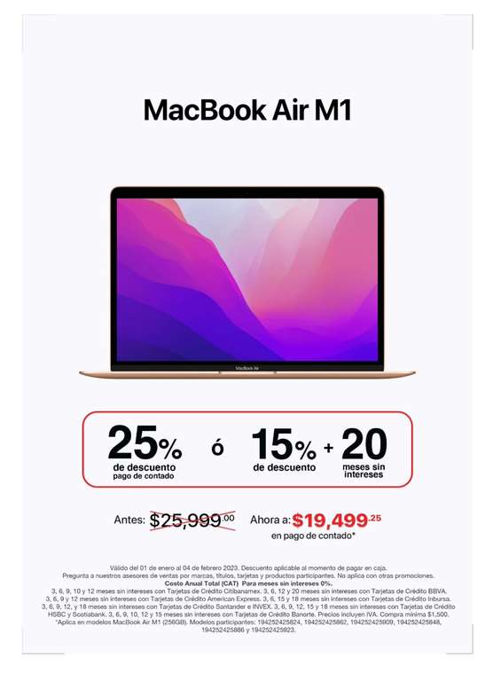 iShop Mixup: Macbook Air M1 a $19,499, iPad Air 5ta gen 10% de descuento y mas
