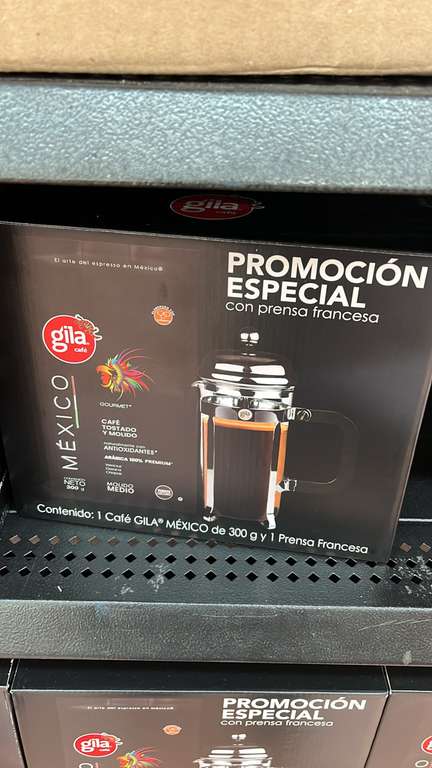 Walmart: Prensa francesa + 300 g de café gila - Jalisco