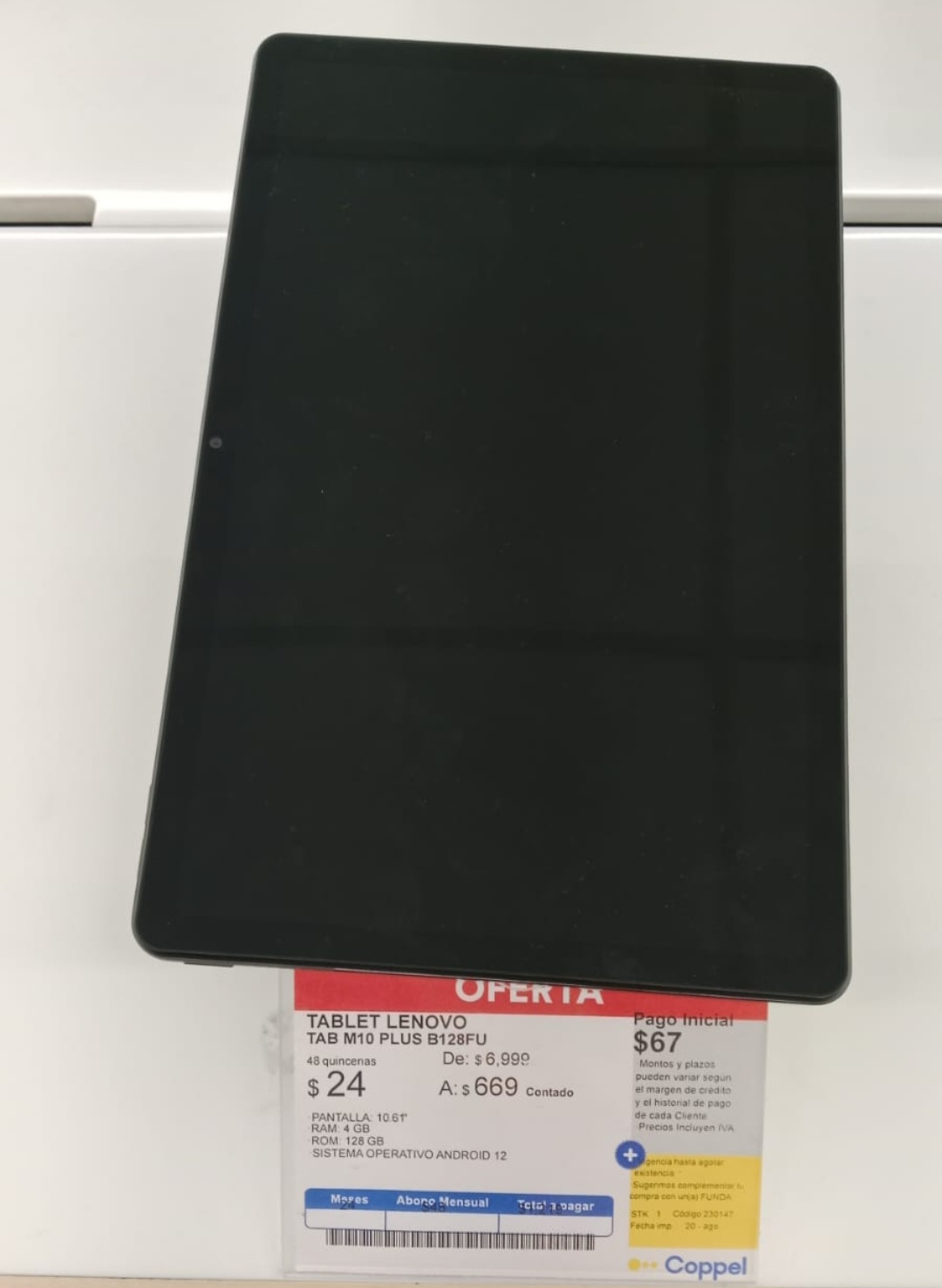 Coppel - Tablet Lenovo Tab M10 Plus
