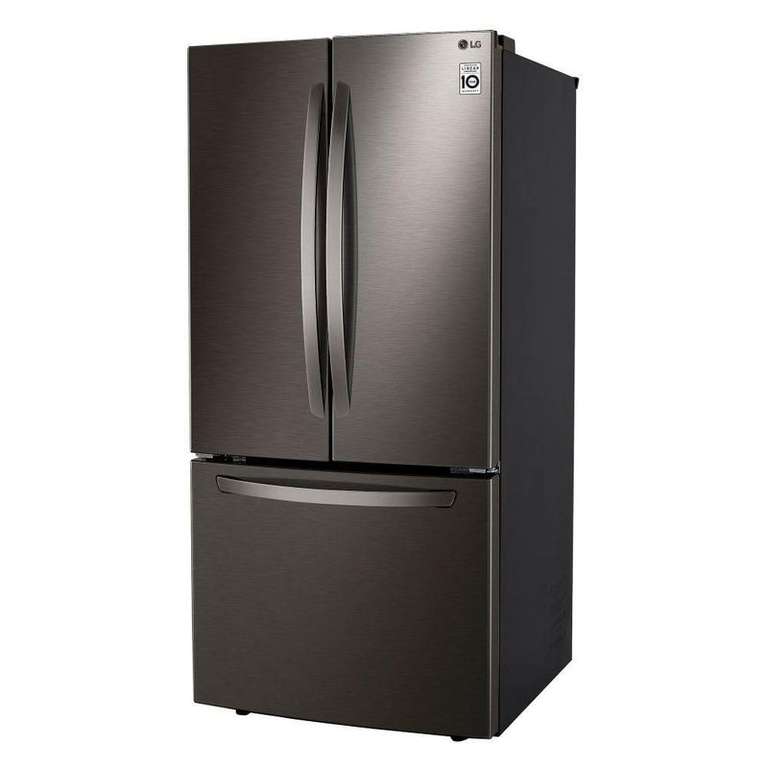 Elektra: Refrigerador LG 25 Pies French Door LM65BGB Negro Acero