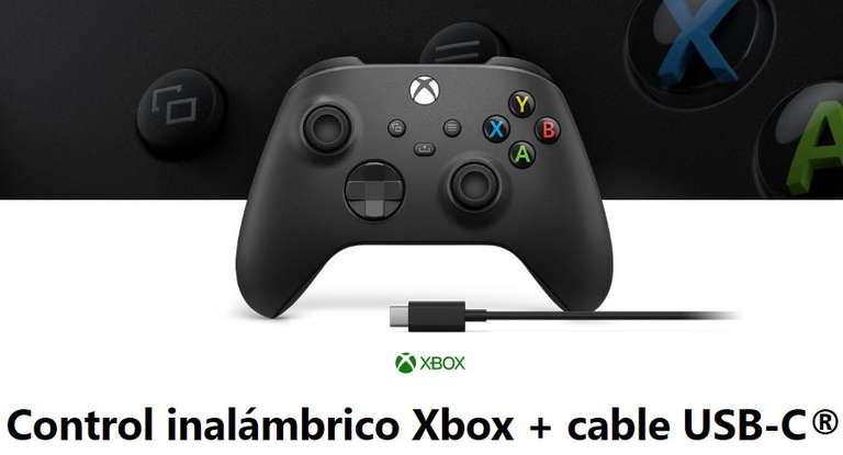 Mercado Libre: XBOX - Control Inalámbrico Xbox Carbon Black + Cable USB-C Oficial