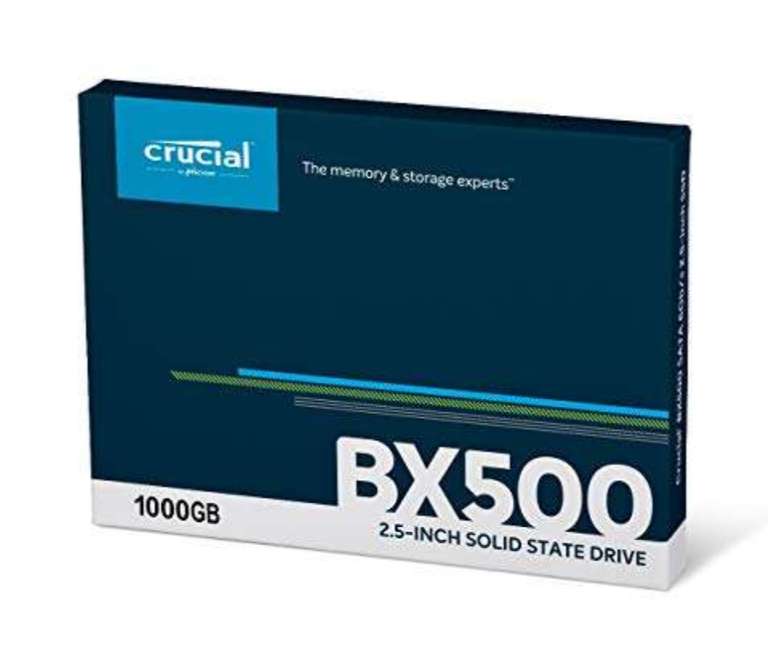 CyberPuerta: SSD Crucial BX500, 1TB, SATA III, 2.5", 7mm