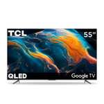 Amazon: TCL Smart TV Pantalla 55" 55Q650G Google TV QLED Compatible con Alexa