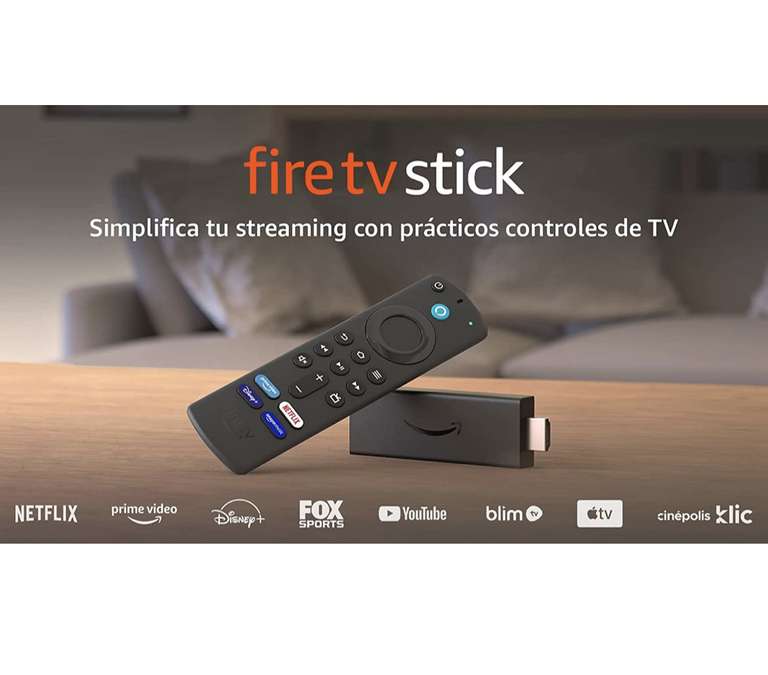 Amazon: Fire TV Stick 2021 (con control para TV)