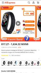 AliExpress pulsera inteligente Xiaomi (Mi Band 7)