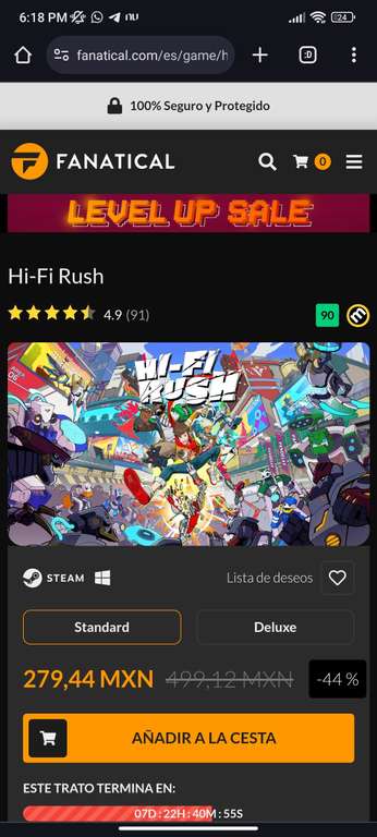Hifi-rush rush STEAM Fanatical