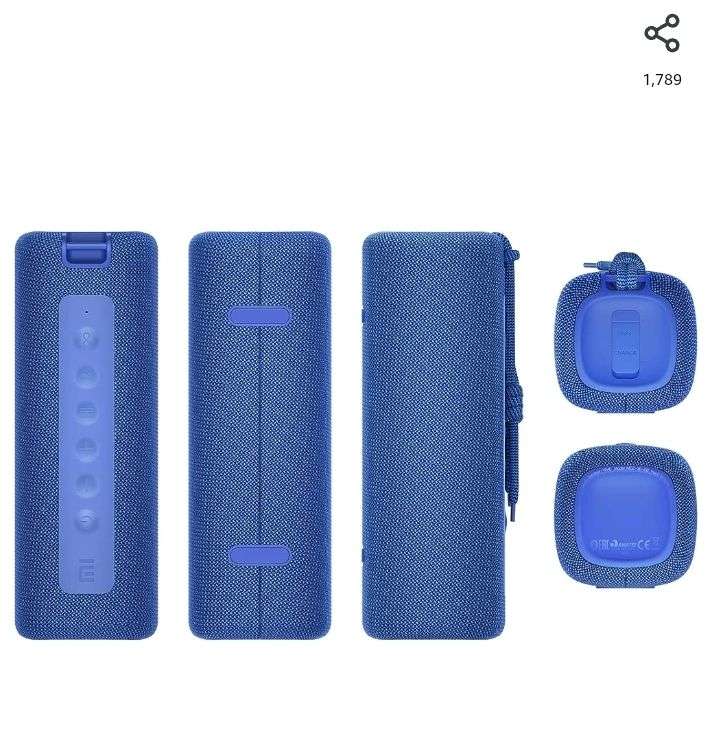 Amazon: Xiaomi - Altavoz de Exterior Mi Azul