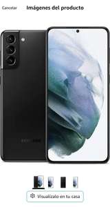 Amazon: Samsung Galaxy S21+ 5G, versión estadounidense, 128GB, Phantom Black - desbloqueado (Reacondicionado)
