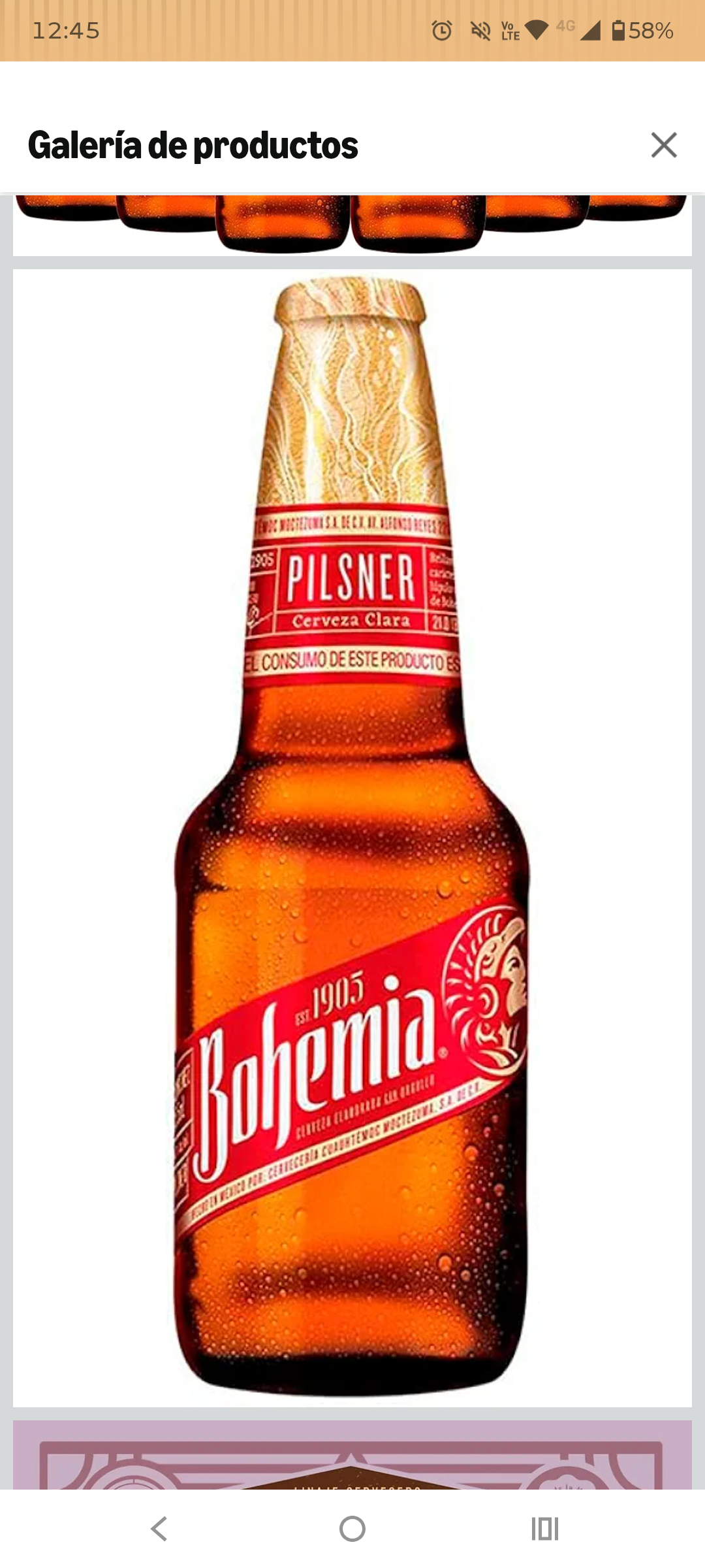 Amazon: Bohemia Pilsner Cerveza Lager 24 Botellas 355ml
