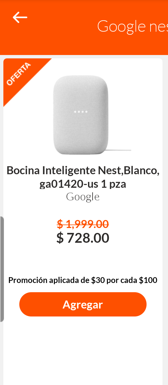 La Comer: Google nest audio