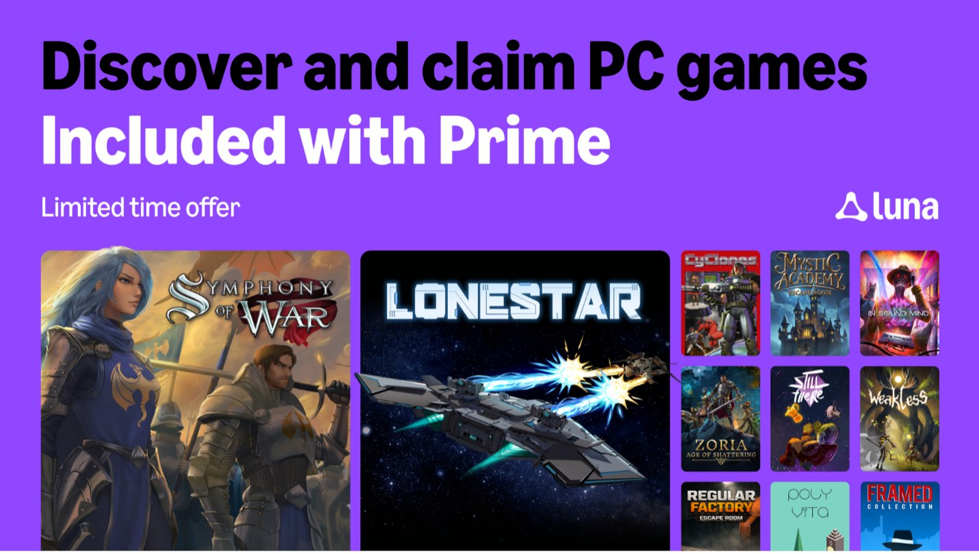 Prime Gaming: Luna: Juegos de Julio – Symphony of War: The Nephilim Saga, LONESTAR, CyClones y Más