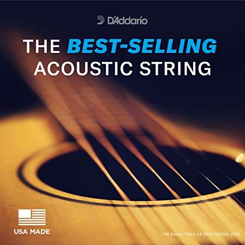 Amazon: Set de 6 cuerdas para guitarra acústica D'Addario, rebajado más de 50%!!! y compra 5 y ahorra otros 30% !