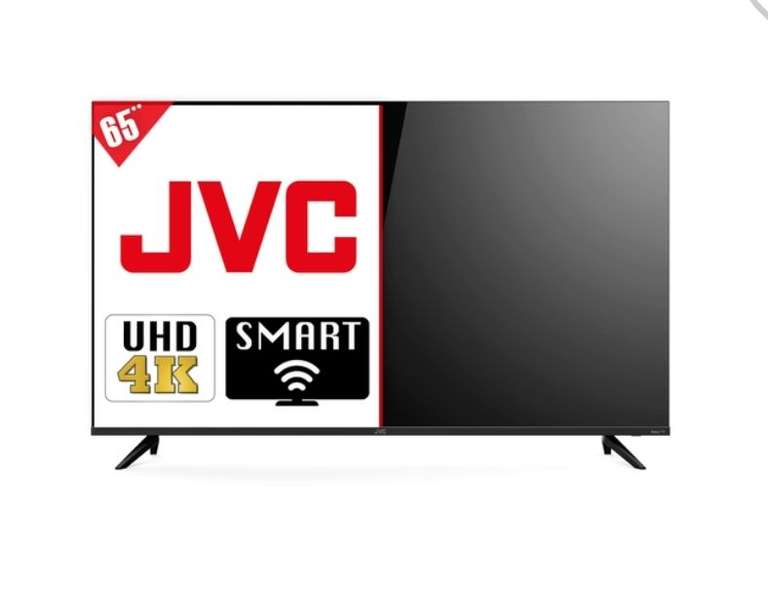 Office Depot: Pantalla JVC Smart TV Roku Frameless 65 pulg. SI65URF 4K