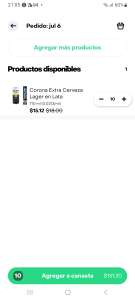 App Rappi Turbo: Corona Cerveza 710ml | CDMX Sur
