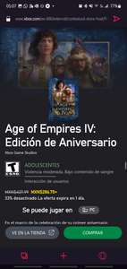 Microsoft/PC/Xbox: Age of Empires IV Edición de Aniversario
