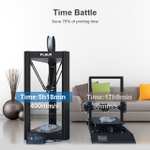 Amazon: Flsun Impresora 3D V400 Volumen de impresión de 300 × 300 × 410 mm
