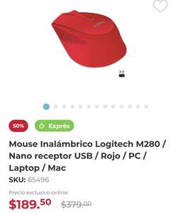 Office Depot: Mouse Logitech m280