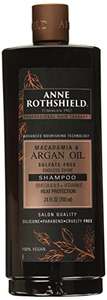 Amazon: Anne Rothshield - Shampoo de Macadamia & Aceite de Argán - Adicionado con Omega 6, 9 & Vitamina E - 700mL - Planea & Ahorra