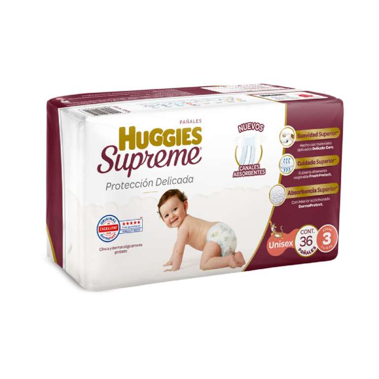 Mom-e: Pañal para Bebé Huggies Supreme Unisex (Todas las etapas) Leer descripcion