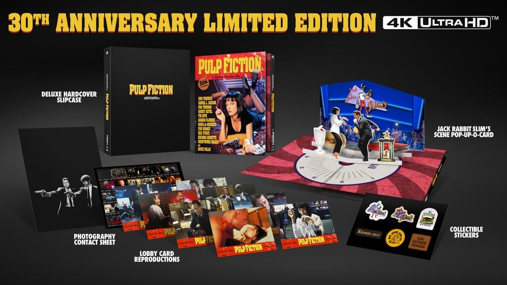 Amazon: Pulp Fiction 30th Anniversary Collector's Edition Amazon Exclusive [4K UHD + Blu-Ray+ Digital Copy]