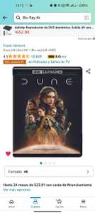 Amazon: Dune (2021) 4K UHD + Bluray