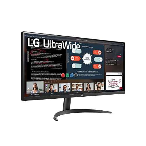 Amazon. Monitor LG 34WP500, 34 pulgadas Ultrawide , Precio mas bajo del año, excelente para tareas multiples