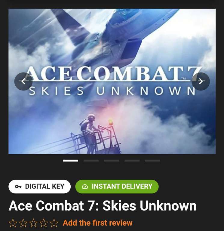Gamivo | Ace Combat 7: Skies Unknown Xbox one (ARG)
