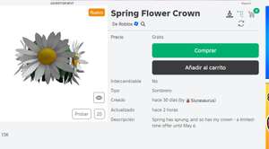 ROBLOX - Spring Flower Crown Gratis