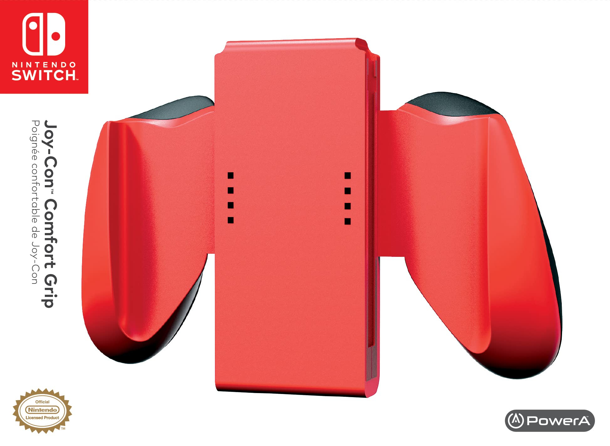 AMAZON: PowerA Joy-Con Comfort Grip - Rojo - Standard Edition