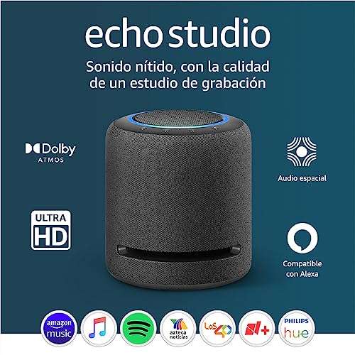 Amazon: Bocina Alexa echo studio | Oferta Prime