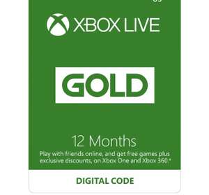 Eneba: Xbox live gold 12 meses turquia