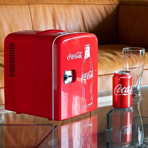 Amazon: Mini refrigerador de 4 litros Coca-Cola | envío gratis con prime