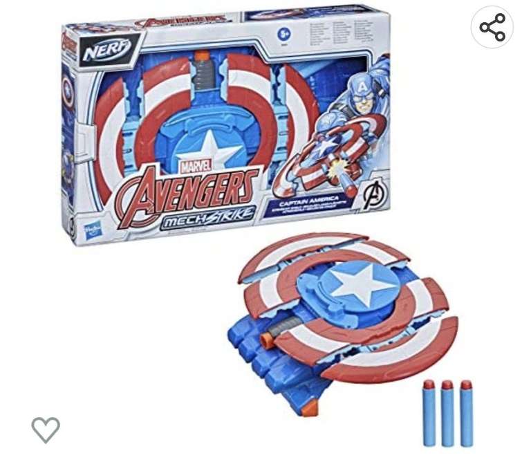 Amazon: Escudo NERF Capitán America prime