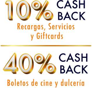 UnDosTres: Día VIP 22 julio (Cashback 10% servicios, 40% boletos cine)