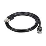 Amazon: Amazon Basics - Cable de Internet RJ45 Cat 7 de alta velocidad Gigabit Ethernet, 10 Gbps, 600 MHz, color negro, 3 pies | Envío prime
