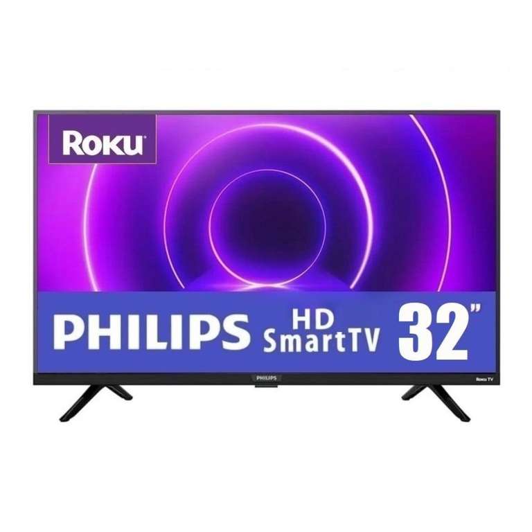 Bodega Aurrera: Smart TV Philips 32" con ROKU TV. Cupón - $500