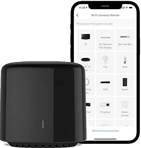 Amazon: 2 x 400 BroadLink BestCon RM4C mini control remoto universal Wi-Fi + IR compatible con Alexa, Siri, Google Assistant e IFTTT, Negro