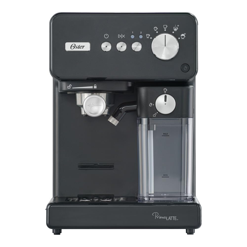Amazon: Oster Cafetera Automática de Espresso PrimaLatte con Auto-Frothing