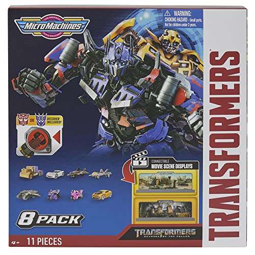 Amazon: Micro Machines Transformers Revenge of The Fallen Set – 8 vehículos Altamente detallados