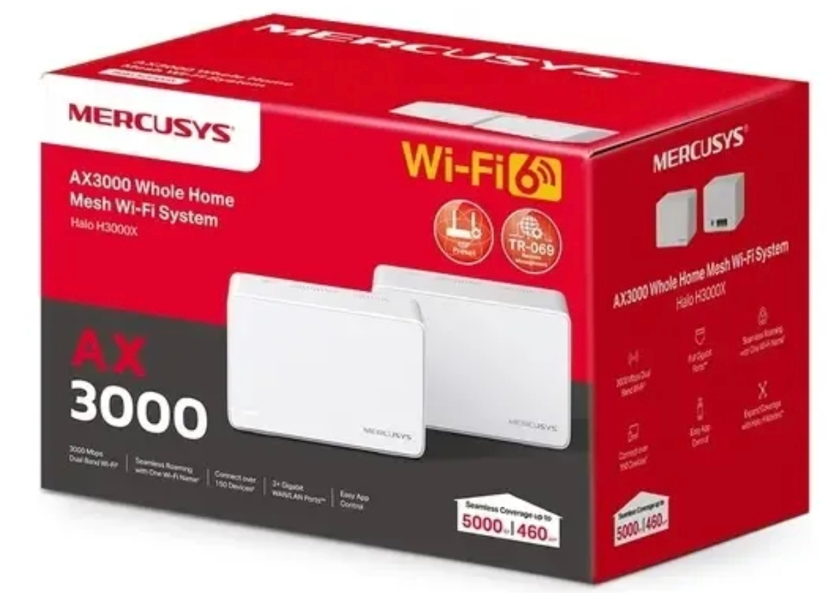 Mercado Libre: Router wifi Pack X2 Halo H80x Wi-fi6 Mesh Ax3000 Todo El Hogar Mercusys