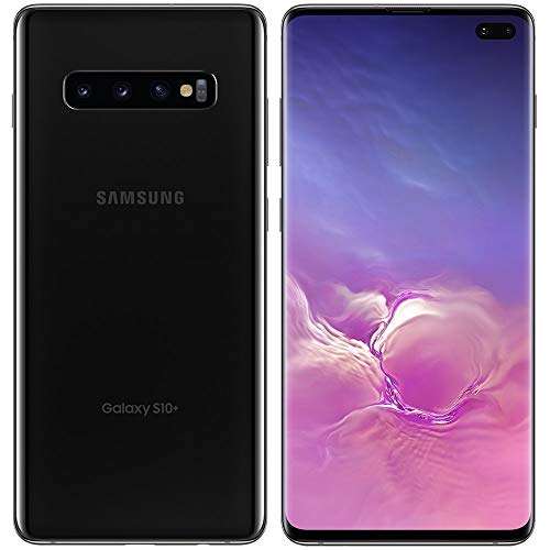 Amazon: Samsung Galaxy S10+, 128GB, Prisma Negro - Totalmente desbloqueado (Reacondicionado) 8 ram y 128 rom, SNAPDRAGON 855